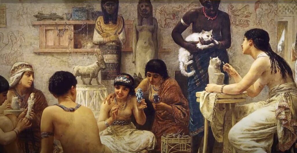 gato en antiguo egipto